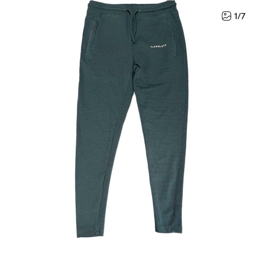 Alphalete Men's Green Jogger Pants (L)